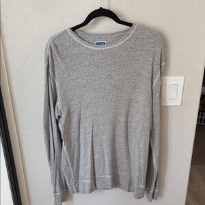 J. Crew Men's Light Gray Crewneck Sweater